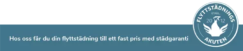 flyttstädningsakuten i västerås slogan